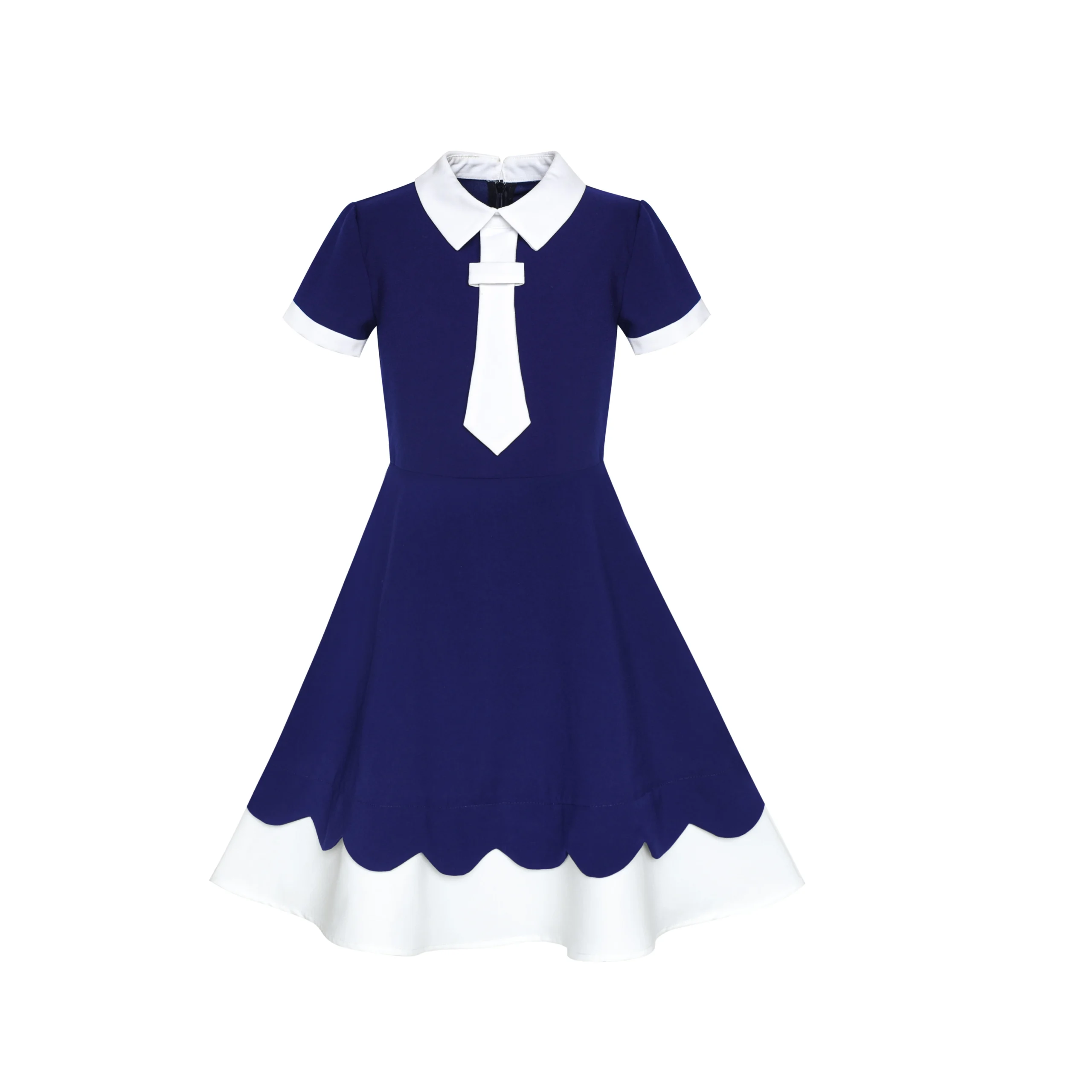blue skirt